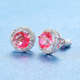 Female Cute Fashion Zircon Earrings Jewelry - Minihomy