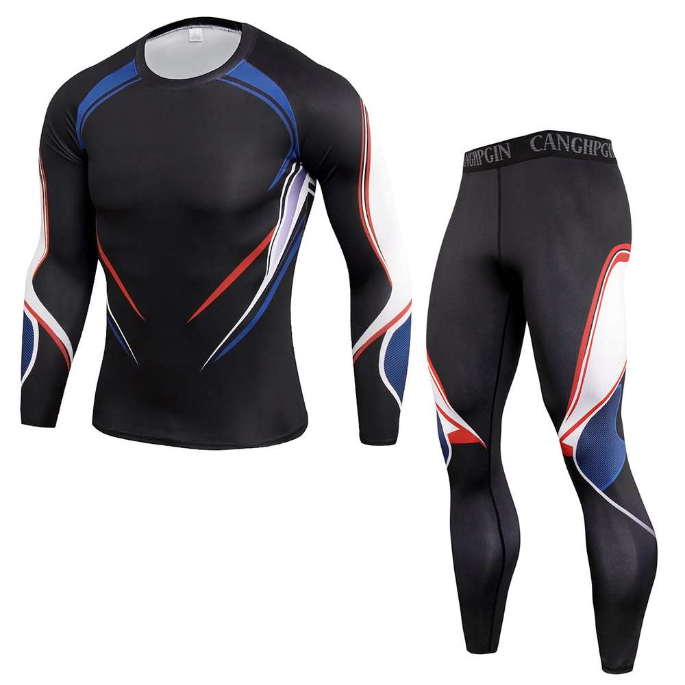 Men's PRO Tight Fitness Sports Training Suit Stretch - Minihomy