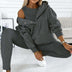 3pcs Women's Sports Suit: Hooded Sweatshirt, Vest, and Slim Trousers - Minihomy