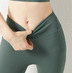 Nude Mesh Stitching Gym Pants For Women - Minihomy