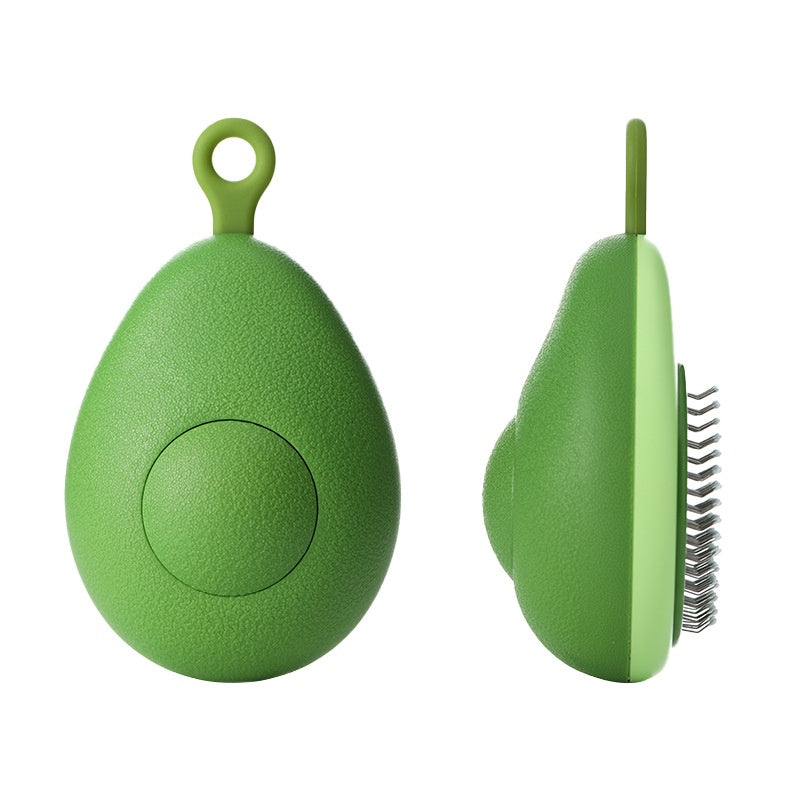 Cat Brush Hair Remover Cleaning Avocado Shaped Dog Grooming Tool Pet Combs - Minihomy