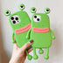 Funny Silicone 3D Frog Phone Case Cartoon Cute Shockproof Bumper Cover - Minihomy