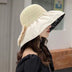 Large Brim Sun Hat with Bow - UV Protection, Summer Fisherman Hat for Women - Minihomy