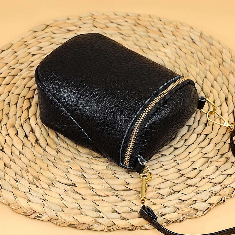 High-quality Leather Mobile Phone Bag Korean Style Shell Bags For Women Fashion Small Shoulder Crossbody Bag - Minihomy