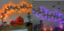 Halloween LED Willow Vine String Light Cool Cartoon Bat Pumpkin Decoration - Minihomy