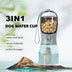 Drinking Food Garbage Bag Three-in-one Portable Small Multi-functional Pet Cups - Minihomy