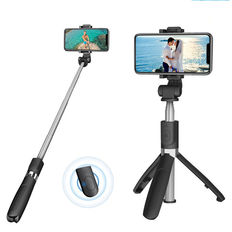 Bluetooth Selfie Stick with Mobile Remote Control Tripod - Compatible with iPhone Models - Minihomy