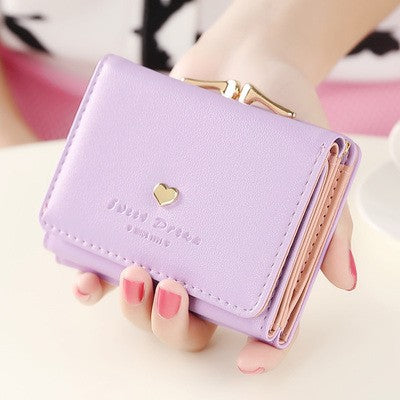 Buckle Change Bit Card Bag Multi-function Wallet - Minihomy