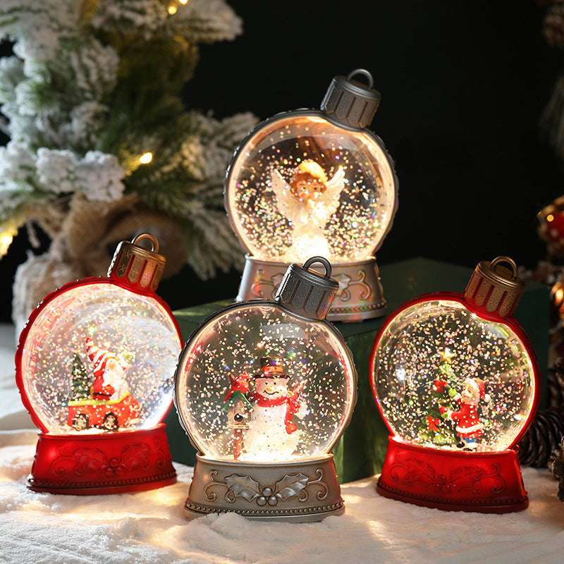 Christmas LED Light Decoration - Realistic Flame Effect, Battery Powered, Various Designs - Minihomy