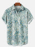 Hawaiian Shirt Men 3D Light Color Short Sleeve - Minihomy