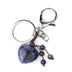 Love Natural Stone Crystal Keychain - Minihomy