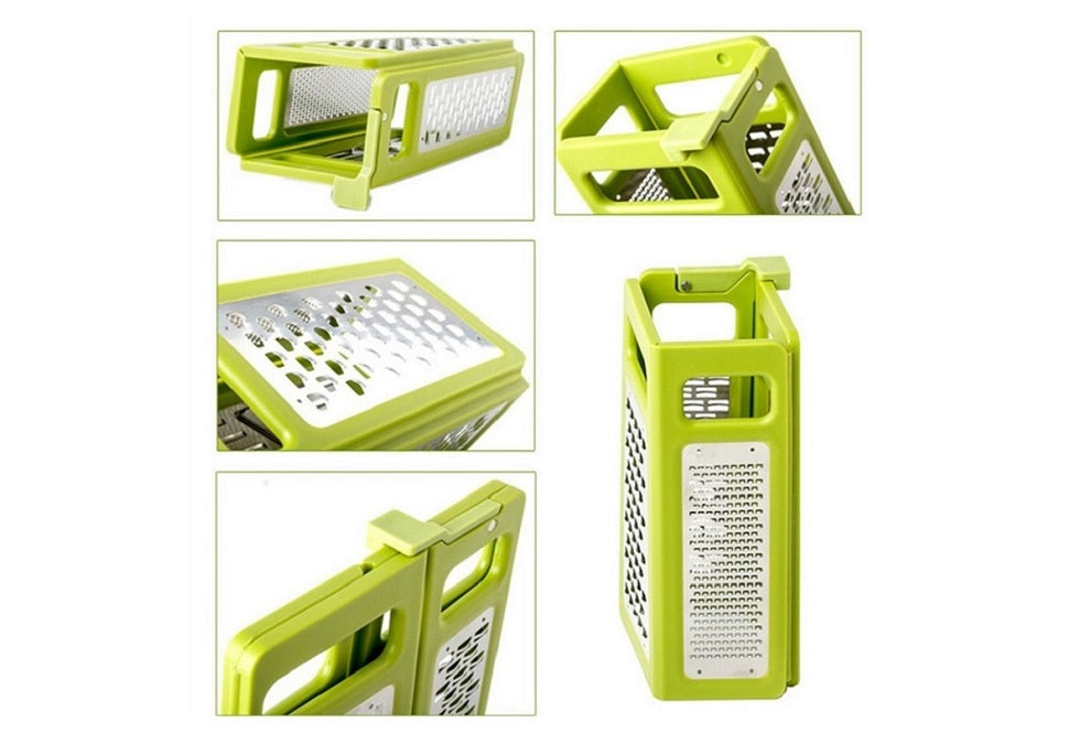 Foldable Slicer Advanced Professional Steel Cheese Box Grater For Kitchen Gadgets - Minihomy