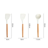 Fashionable and Simple Silicone Kitchen Spatula Spoon Cooking Cookware Set - Minihomy