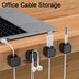 Magnetic Cable Clip - Under Desk Cable Management for Wire Organization - Minihomy