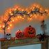 Halloween LED Willow Vine String Light Cool Cartoon Bat Pumpkin Decoration - Minihomy