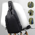 Black Sling Crossbody Backpack Shoulder Bag For Men Chest Bag - Minihomy