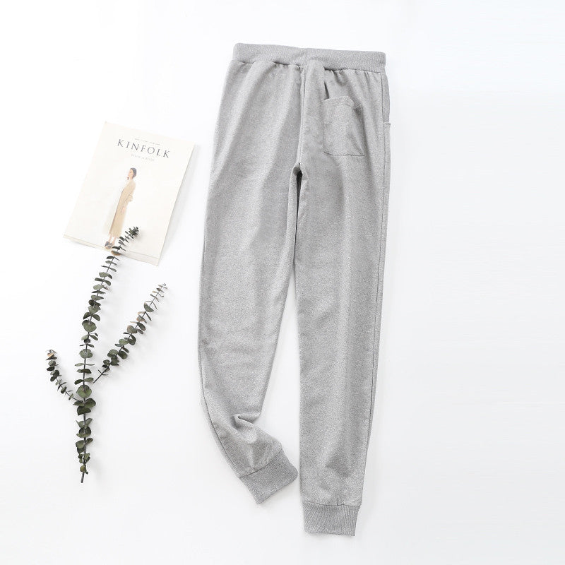 Loose Plus Size Straight Sports Pants - Minihomy