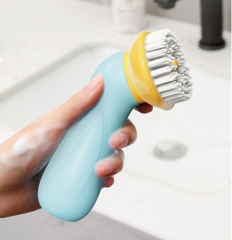 Hand-held Pet Bath Brush Cleaning Pet Shower Hair Grooming Cleaning Tool Pet Supplies - Minihomy