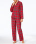 Parent Child Suit Red Plaid Print - Minihomy