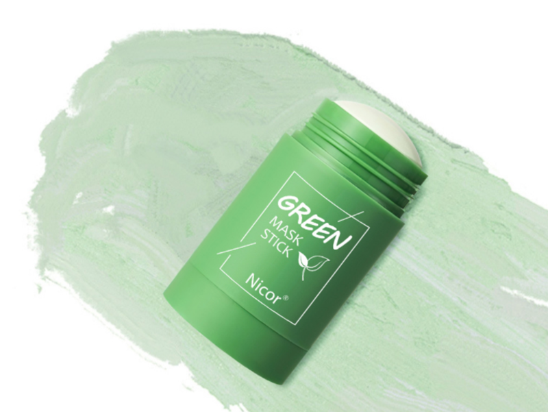 Cleansing Green Tea Mask Clay Stick - Oil Control, Anti-Acne, Whitening Seaweed Mask - Skin Care - Minihomy