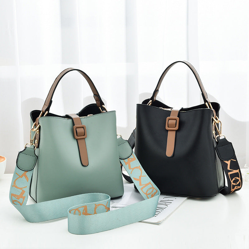 Bucket Bag Fashion Korean Style Shoulder Bag Cross-border Female Bag - Minihomy