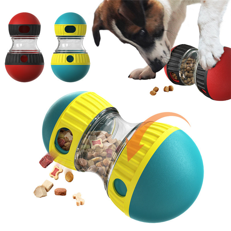 Interactive Food Dispensing Dog Toy - Slow Feeder Puzzle Ball for Stomach Health & Intelligence Boost - Minihomy