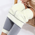 Oversized Cashmere Tight Thermal Pants Autumn And Winter Cashmere Leggings - Minihomy