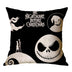 Linen Skull Halloween Pillow Cover - Minihomy