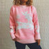 Fawn Snowflake Round Neck Knitted Pullover - Minihomy