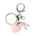 Love Natural Stone Crystal Keychain - Minihomy