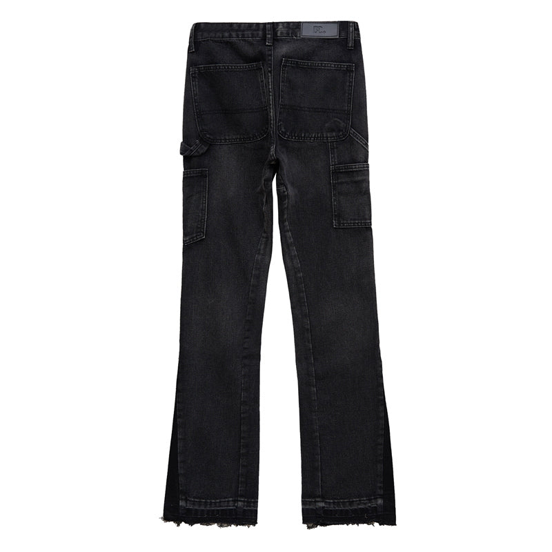 Men's High Street Retro Vintage Vibe Style Micro Horn Jeans - Minihomy