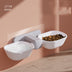 Automatic Feeder Pet Double Bowl With Adjustable Height - Minihomy