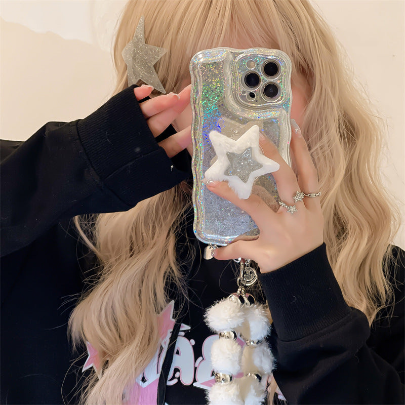 Plush Star Holder Phone Case - Minihomy