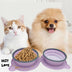 Portable Silicone Double Dog Food Bowls: Compact, Durable, and Travel-Friendly - Minihomy