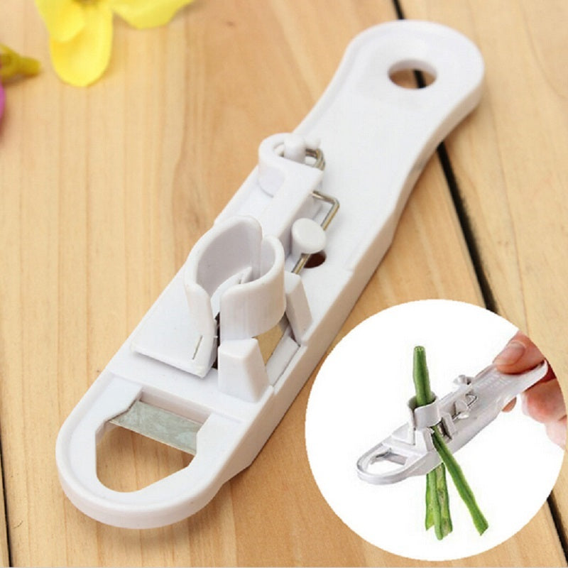 Green Bean Slicer Cutter Cut Fruit Vegetable Stringer Peeler Remover For Easy Kitchen Gadgets Cozinha Kitchen Accessories - Minihomy