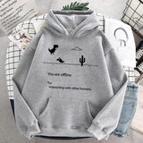 Women's Retro Dinosaur Casual Sweater