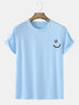 Men's Loose Casual Short-sleeved T-shirt - Minihomy