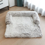 Soft Pet Mat Dog Bed Blanket Cushion Washable Rug for Couches & Cars - Plush Velvet, Removable & Warm