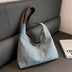 Denim Canvas Bucket Bag - Fashionable Large Capacity Shoulder Bag for Women - Minihomy