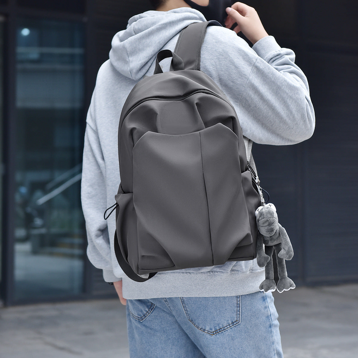 Casual Simple Large Capacity Men's Japanese Fashion Trendy Backpack - Minihomy