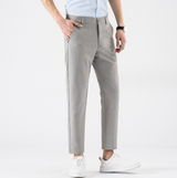 Ice Drape Men's Polyester Cropped Pants: Stay Cool and Stylish - Minihomy