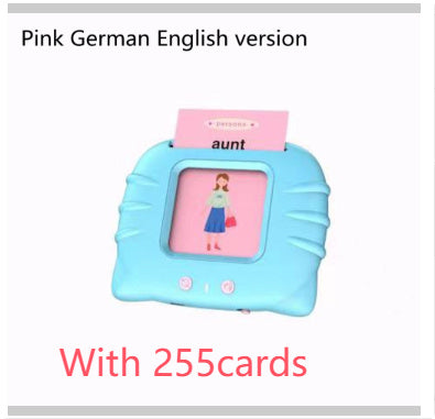 Early Learning English Machine for Kids: Educational Card Toys - Minihomy