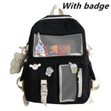 Harajuku Backpack: Large Capacity Teen Backpack for Junior High