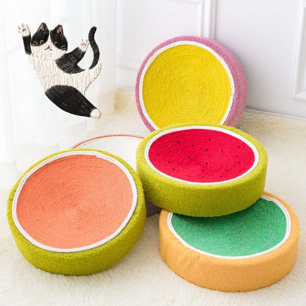 Cat Scratch Board Big Cat Toy Corrugated Cat Paper Bowl With Cardboard Bowl Grinding Claw Cat Sleeping Bed - Minihomy