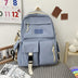 Large Capacity Junior High School Student Schoolbag Light And Simple - Minihomy