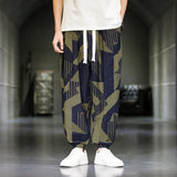 Mens Breathable Casual Wide Leg Pants - Minihomy