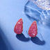 Micro-inlaid Diamond Super Shiny Water Drop Ear Studs Women's Light Luxury High-grade Earrings - Minihomy