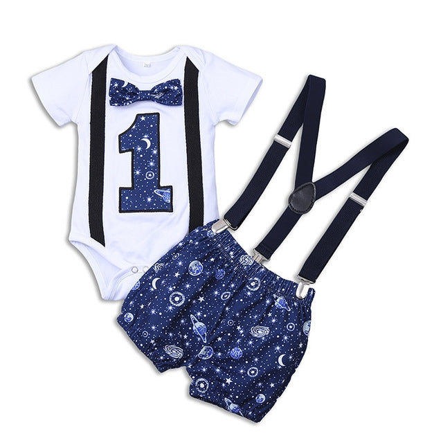 Newborn Baby Boy Clothes 1 Year Birthday Costume Boys - Minihomy