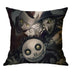 Linen Skull Halloween Pillow Cover - Minihomy