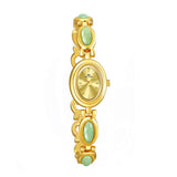 Luxury Dongling Jade & Hetian Jade Women's Waterproof Watch